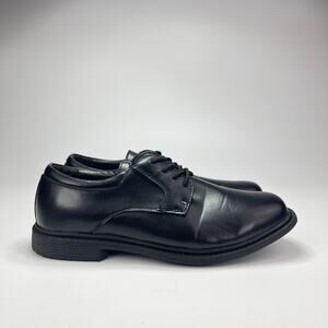 Stacy Adams & Co. Black Leather Plain Toe Oxford Casual Shoes Youth Size 7M